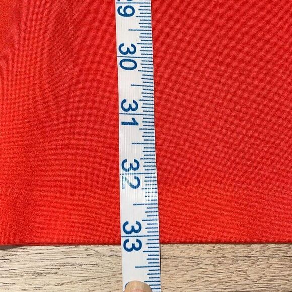 Scapa Lauren Perre Womens Long Flared‎ Sleeve Tunic Shift Dress Tomato Small - Picture 10 of 10